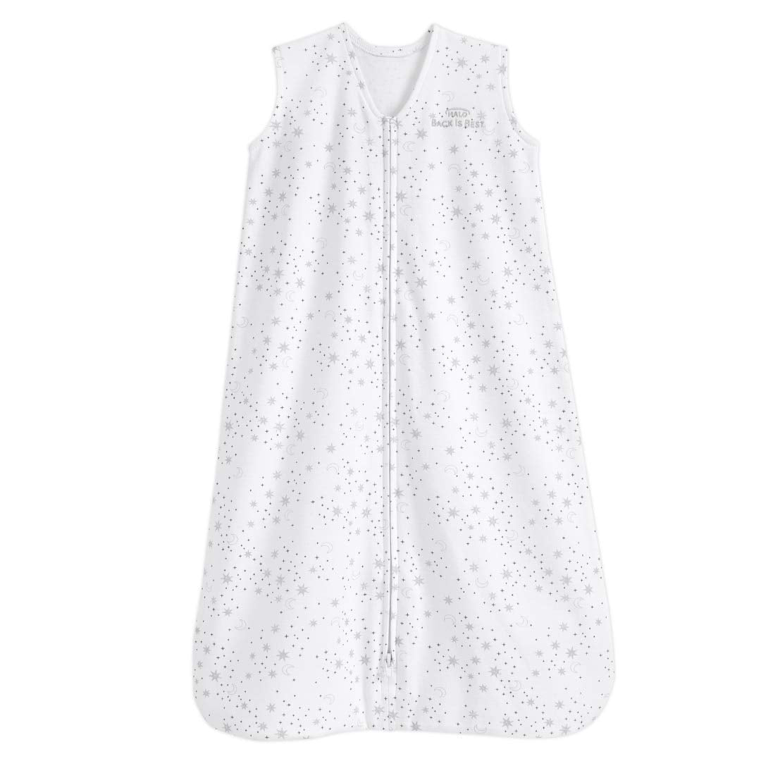 HALO SleepSack, 100% Cotton Wearable Blanket, Swaddle Transition Sleeping Bag, TOG 0.5, Ocean Life, Medium, 6-12 Months