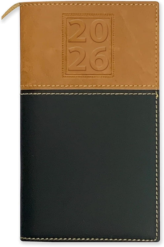 BookFactory 2026 Weekly Pocket Calendar Planner with Notepad