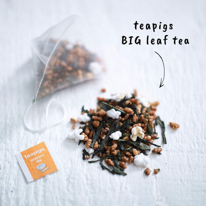 Teapigs Peppermint Leaves Tea Bags Made With Whole Tea Leaves, Natural Ingredients, Non-GMO, Caffeine-Free – 50 Count (1 Pack of 50 Teabags)