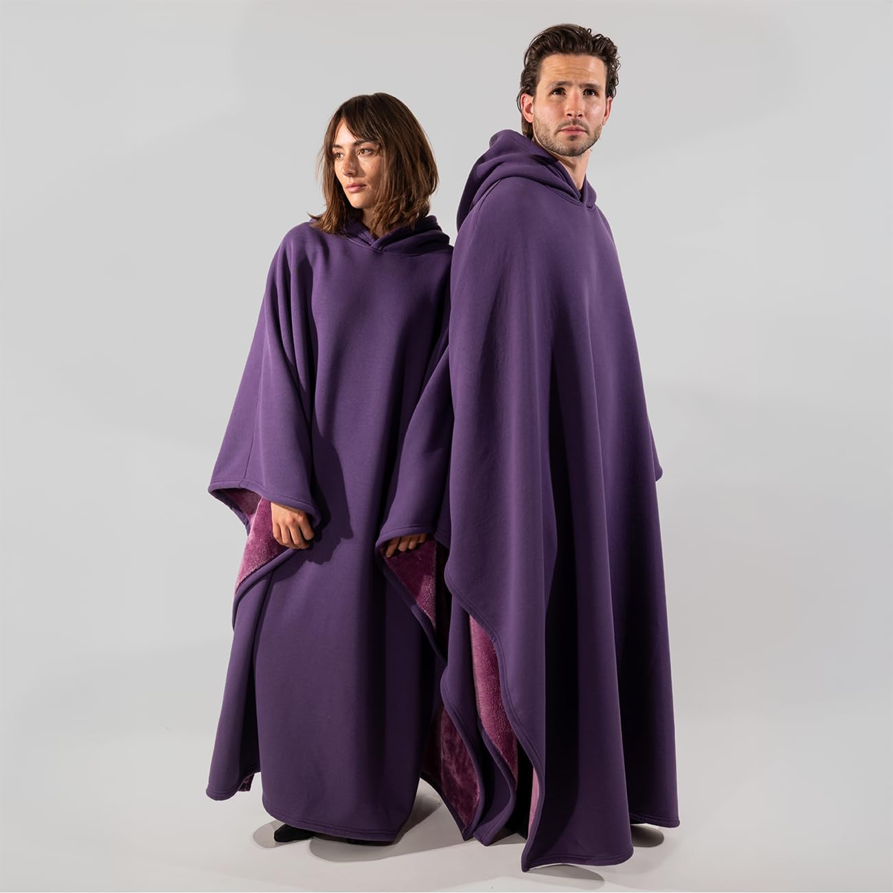 FREE THE SHEEP Eden Hoodie – Oversized Weighted Hoodie Cloak with Ultra-Soft Faux Fur Liner