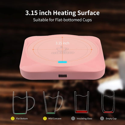 Coffee Mug Warmer, Smart USB Coffee Cup Warmer with Pressure-Induced Auto On/Off, Coffee Accessories for Home Office Desk