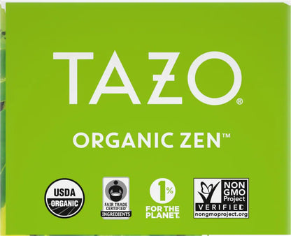 TAZO Tea Bags, Green Tea, Regenerative Organic Zen Tea, 36 Count