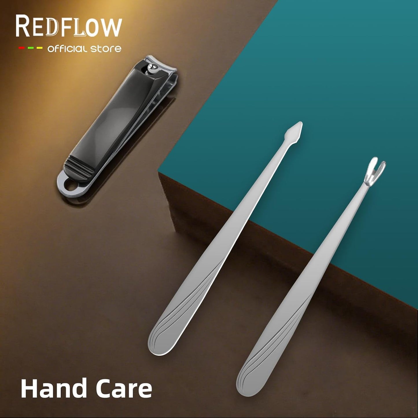 Manicure Set 8 in 1 Nail Clipper Set,RedFlow Nail Clippers,Fingernail & Toenail Clippers,Manicure Tools,Pedicure Tools,Suitable for Travel Manicure Kit,Nail Set Kit with Everything Profe (Blue)