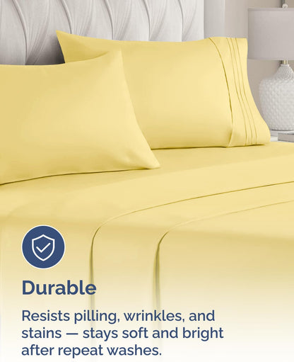 Standard Pillow Cases Set of 10 - Ultra Soft Hotel Quality Pillowcase Covers - Comfy, Cozy & Wrinkle Free - Shrink, Stain and Fade Resistant - Machine Washable Pillow Protectors - 10 Pcs Set - White - Colors B