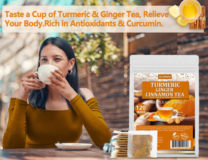 135 Premium Chamomile Tea Bags, Made with 100% Pure Natural Chamomile Flower, Caffeine Free & Non-GMO.
