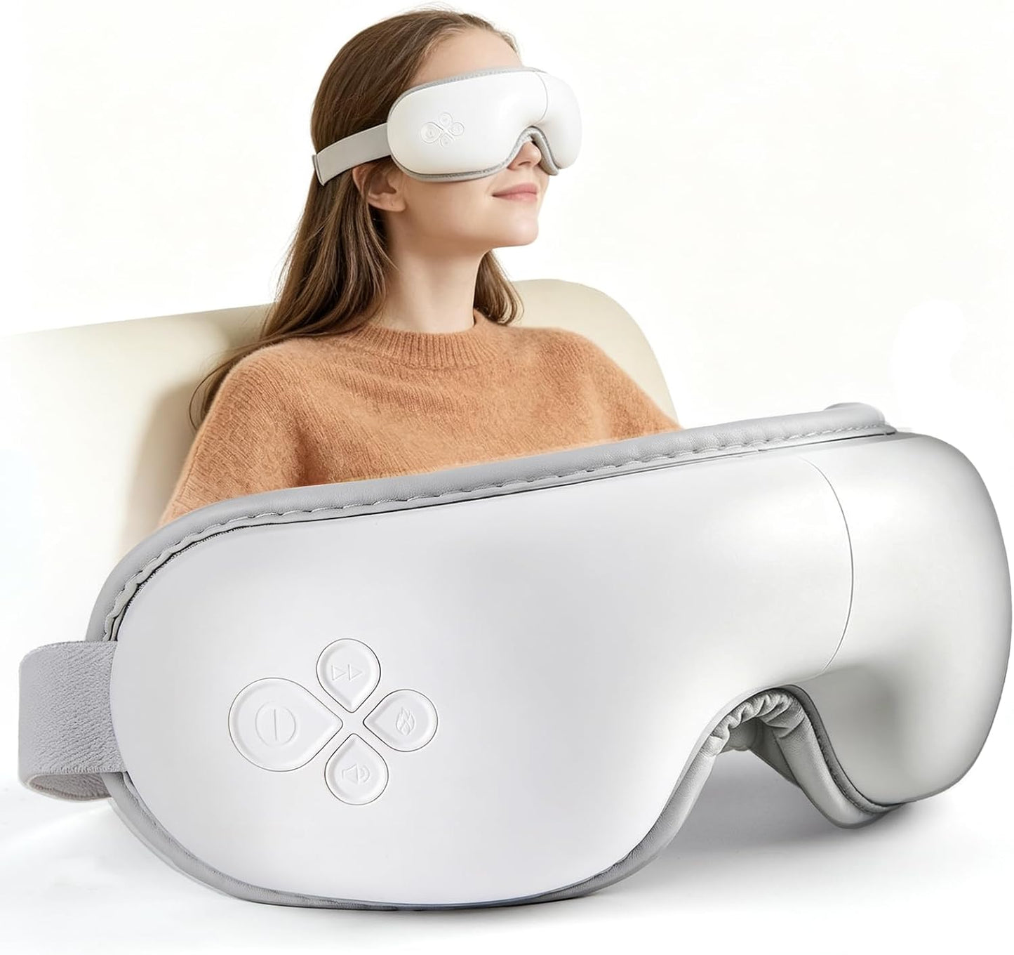LAOBEN Eye Massager with Heat for Migraine Relief, Dry Eye and Better Sleep