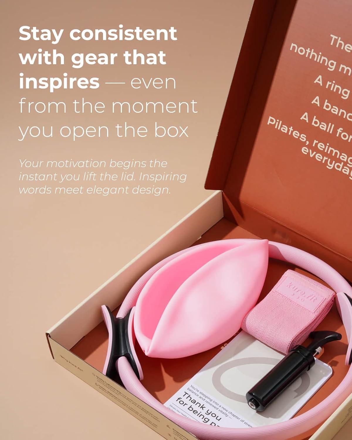 Pilates Kit | Pilates Equipment Set for Home Workouts | Accessories & Guide