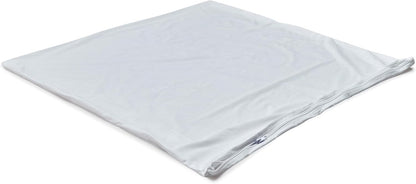 Kingnex 4 Pack Waterproof Down Feather Proof Pillow Protectors with Zipper 20x20 Zippered Pillow Covers for Square Throw Pillow