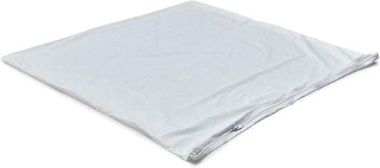 Kingnex 4 Pack Waterproof Down Feather Proof Pillow Protectors with Zipper 20x20 Zippered Pillow Covers for Square Throw Pillow