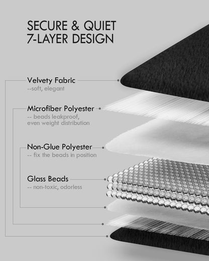 Kaisa Weighted Lap Blanket 7 lbs 41" x 53", Cozy Luxury Crystal Velvet Small Weighted Blanket for Adults, Portable Travel Weighted Blanket for Relaxation, All-Season Blanket, Machine Washable, Green