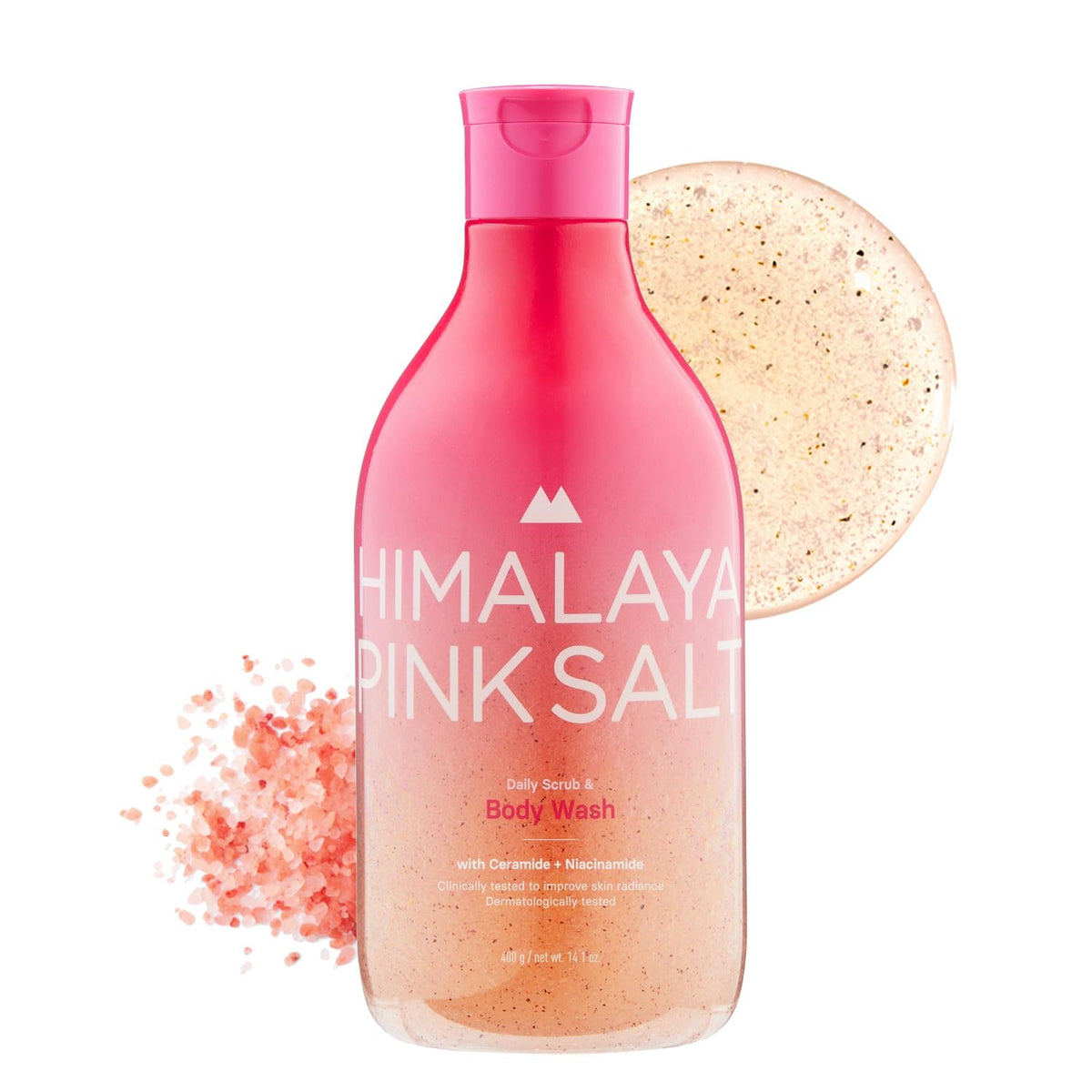 HIMALAYA PINKSALT Daily Scrub & Body Wash 21.1oz