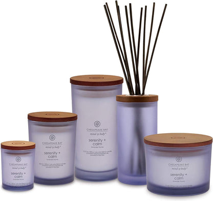 Chesapeake Bay Candle Scented Candle Serenity + Calm (Lavender Thyme) Coffee Table Home Décor