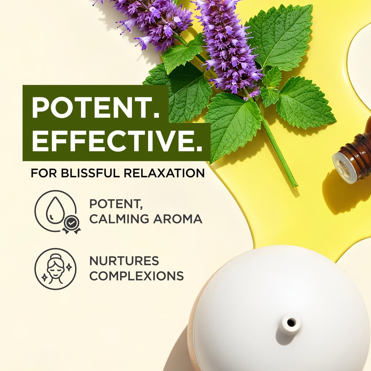 100% Pure Lavender Essential Oil for Skin & Diffuser - 4 Fl Oz