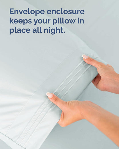 Standard Pillow Cases Set of 10 - Ultra Soft Hotel Quality Pillowcase Covers - Comfy, Cozy & Wrinkle Free - Shrink, Stain and Fade Resistant - Machine Washable Pillow Protectors - 10 Pcs Set - White - Colors B