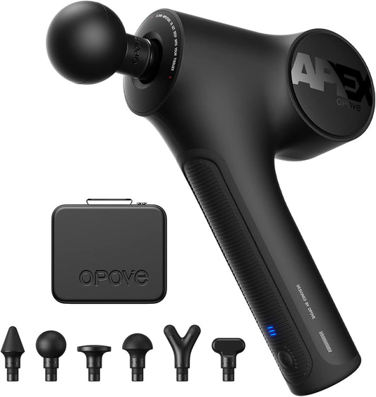 Opove Apex Massage Gun 14.5mm Deep Tissue for Pain Relief & Recovery,Black