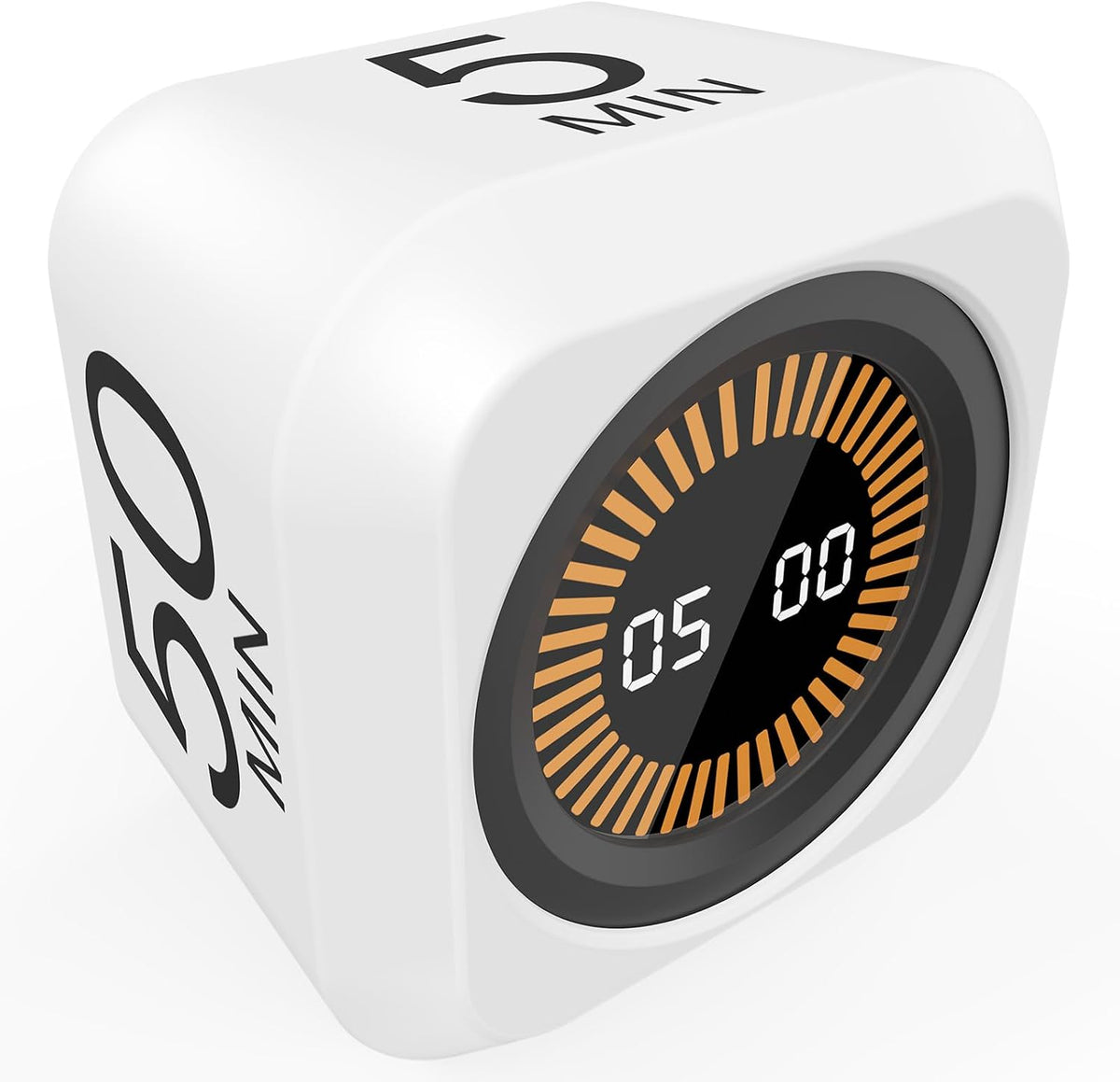 Rotating Cube Visual Countdown Timer 5, 25, 10 50 Minutes Preset