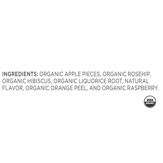 Tea Forte Raspberry Nectar Premium Organic Loose Leaf Caffeine-Free Herbal Tea Blend Canister, Makes 35-50 Cups