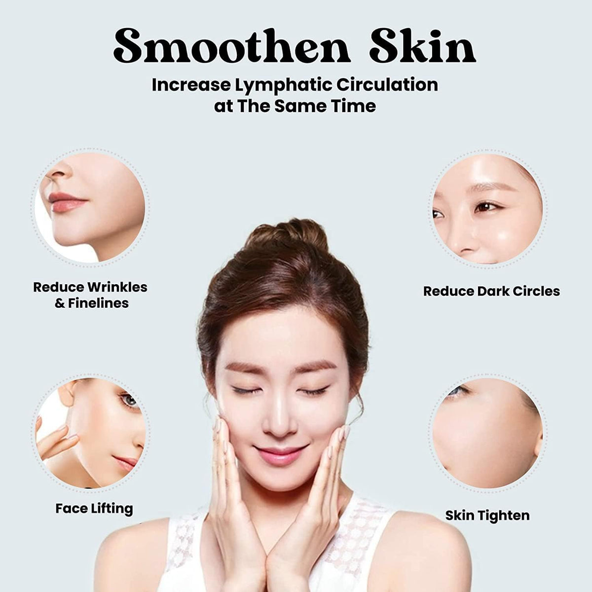 ROSELYNBOUTIQUE Gua Sha Facial Tools & Ice Roller for Face (Green)