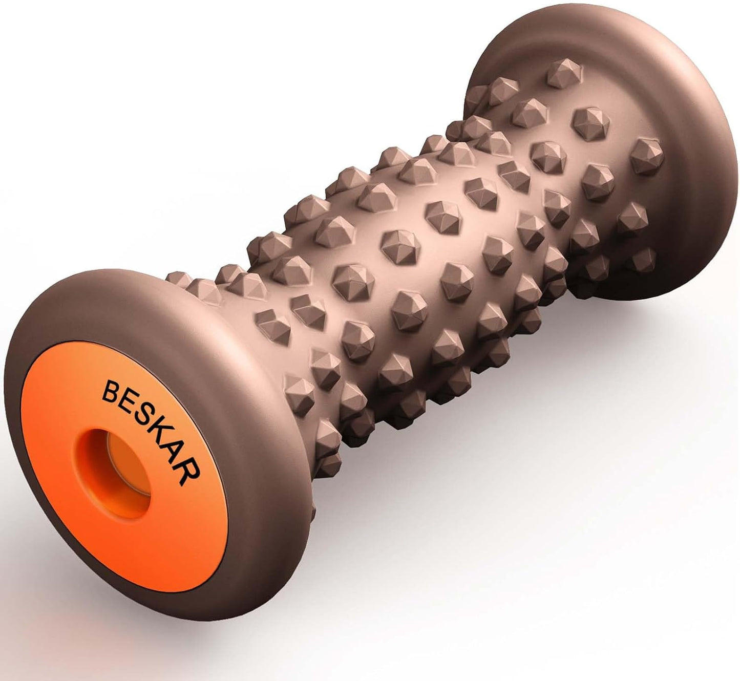 BESKAR Foot Massage Roller for Plantar Fasciitis Relief, Portable Reflexology Tool Pressure Point Massage Rollers, Deep Tissue Massages for Relieving Feet Arch Heel Pain, Myofascial Pain Syndrome