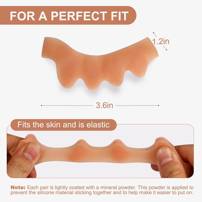 White Gel Toe Separators for Bunions and Hammertoes – 1 Pairs