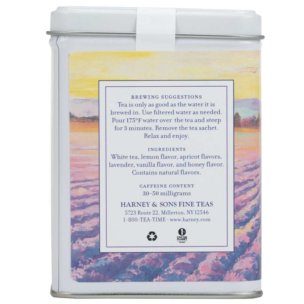 Harney & Sons Provence White Tea, 20 Sachets in Tin