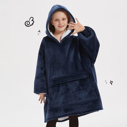 KFUBUO Wearable Blanket Hoodie for Adults Sherpa All Patterns Cat Oversized Sweatshirt Blanket with Pockets for Women