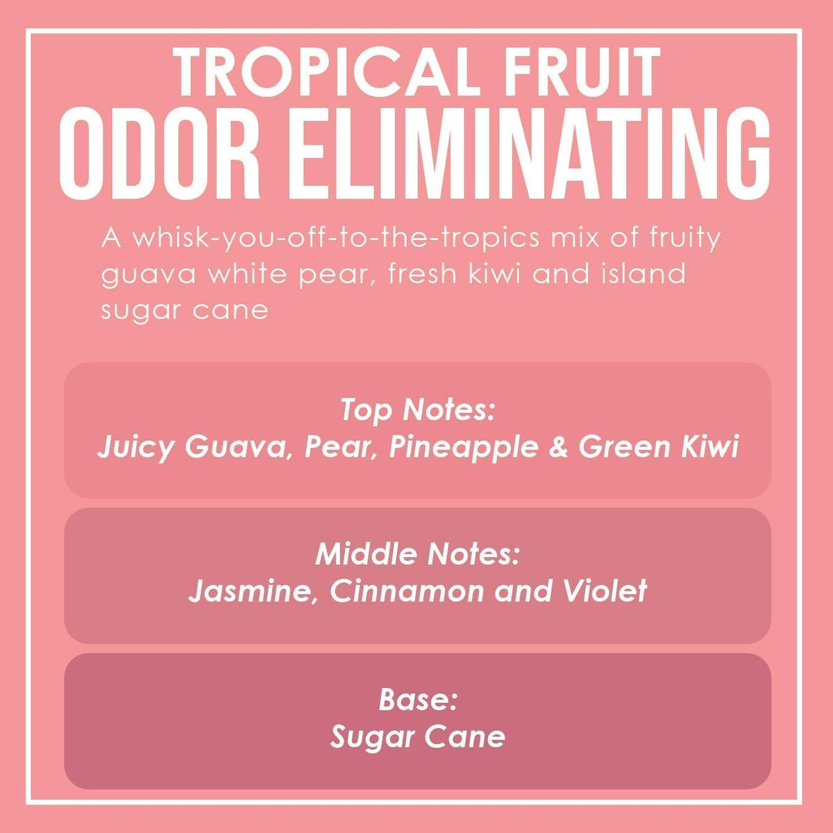 Vanilla Bean Odor Eliminating Highly Fragranced Candle - Eliminates 95% of Pet, Smoke, Food, and Other Smells Quickly - Up to 80 Hour Burn time - 12 Ounce Premium Soy Blend - Colors A