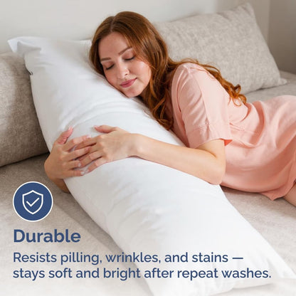 Standard Pillow Cases Set of 10 - Ultra Soft Hotel Quality Pillowcase Covers - Comfy, Cozy & Wrinkle Free - Shrink, Stain and Fade Resistant - Machine Washable Pillow Protectors - 10 Pcs Set - White - Colors A