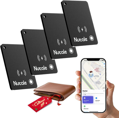 Apple MFI Tracking Card Rechargeable, Tracker for Find My(iOS Only)