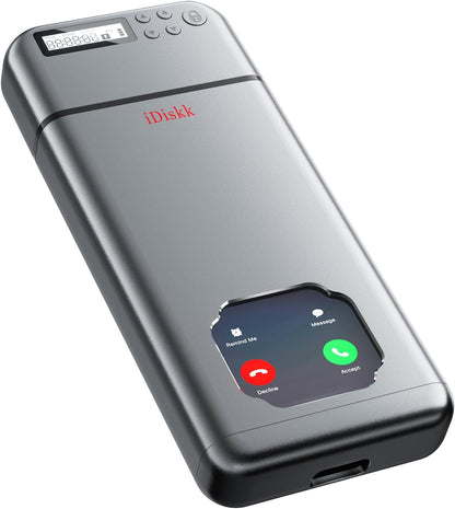 iDiskk Silver Metal Timed Phone Lock Box, Self-Control Timer Locker