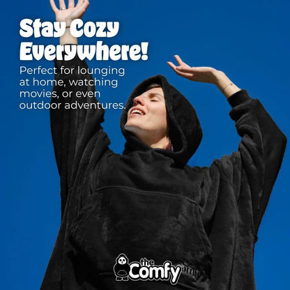 THE COMFY Dream | From Shark Tank | Patented | No Sherpa | Light Wearable Blanket Hoodie | Gift for Women & Men | One Size