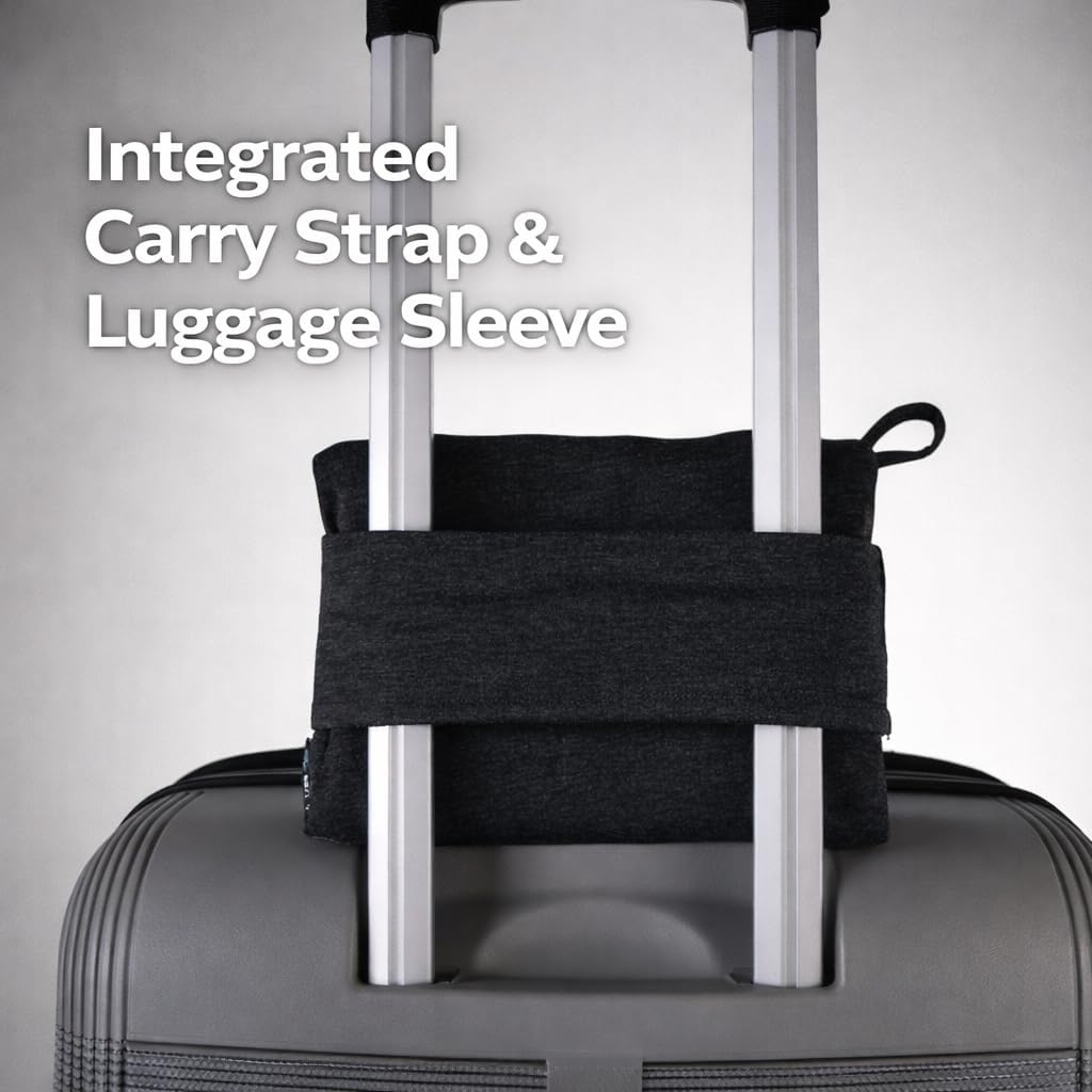 GForce Jersey Knit Travel Blanket| Packable| Fits Over Handle | Soft| Easy to Travel| Grey | Travel | Bag | Blanket |
