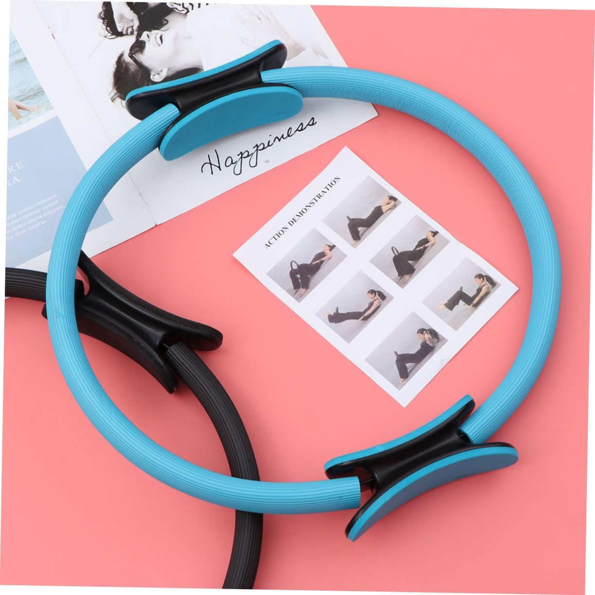 Pilates Circle Yoga Blocks Yoga Mat Gym Equipment Yoga Straps for Stretching Exercise Bands Exercise