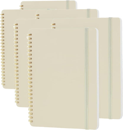 Utron 3 PCS Small Spiral Notebook 5x7, Notebooks for Note Taking, Morandi Spiral Journal Notebook, Work Notebook Small Notebooks 5x7 with Strap, Cute Notebooks for Women 70 Sheets/Note Books