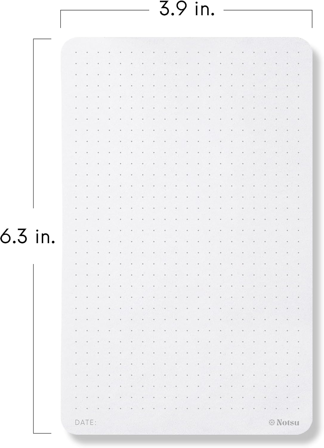 Notsu To Do List Small Desk Notepad 2 Pack 3.9" x 6.3"