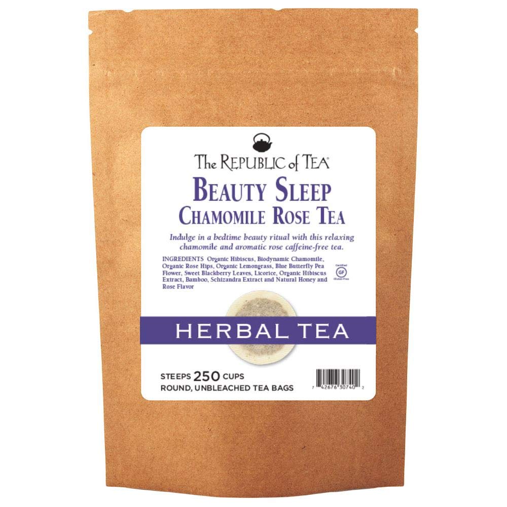 The Republic of Tea - Beautifying Botanicals® Beauty Sleep Chamomile Rose Herbal Tea Bags (36 count)