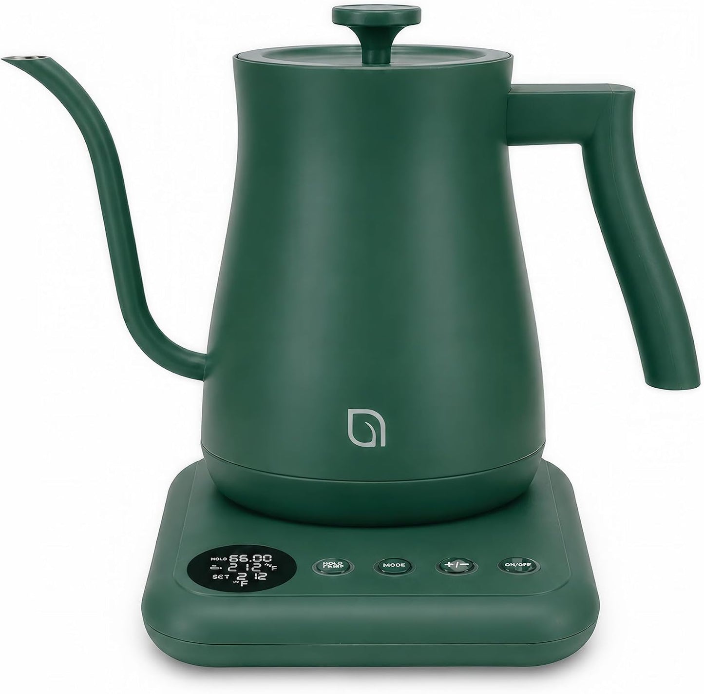 WILLOW ECO SERIES Gooseneck Electric Kettle with 5 Temperature Presets and Keep Warm Feature, 0.8L Pour Over Kettle for Coffee & Tea 1200W Quick Heating with 100% Stainless Steel Interior Water Heater