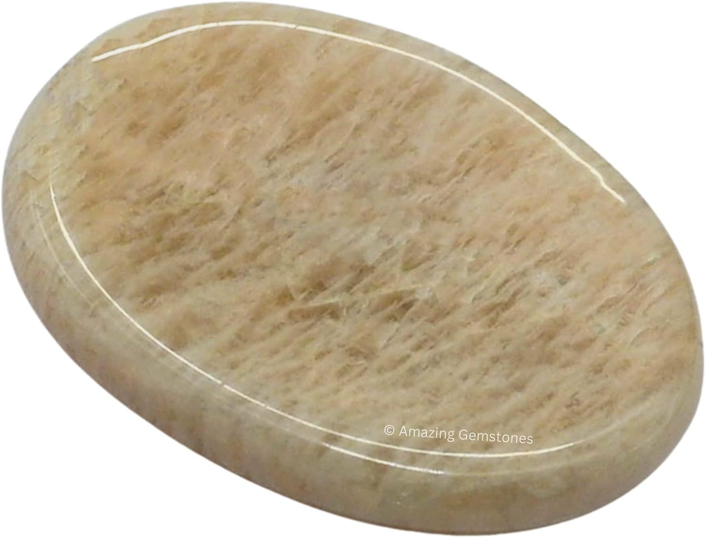 Amazing Gemstone Labradorite Thumb Worry Stone, Anxiety Stone, Healing Crystals - Piedra Crystal Fidget for Gift, Meditation, Calming, Relaxation, Stress Relief - Colors B