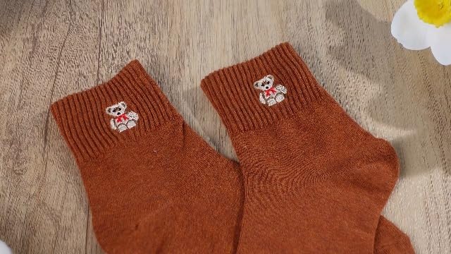 Eurzom 10 Pairs Socks Womens Crew Elastic Ankle Length Cotton Socks Aesthetic Cute Lightweight Low Cut Gifts for Women - Colors B