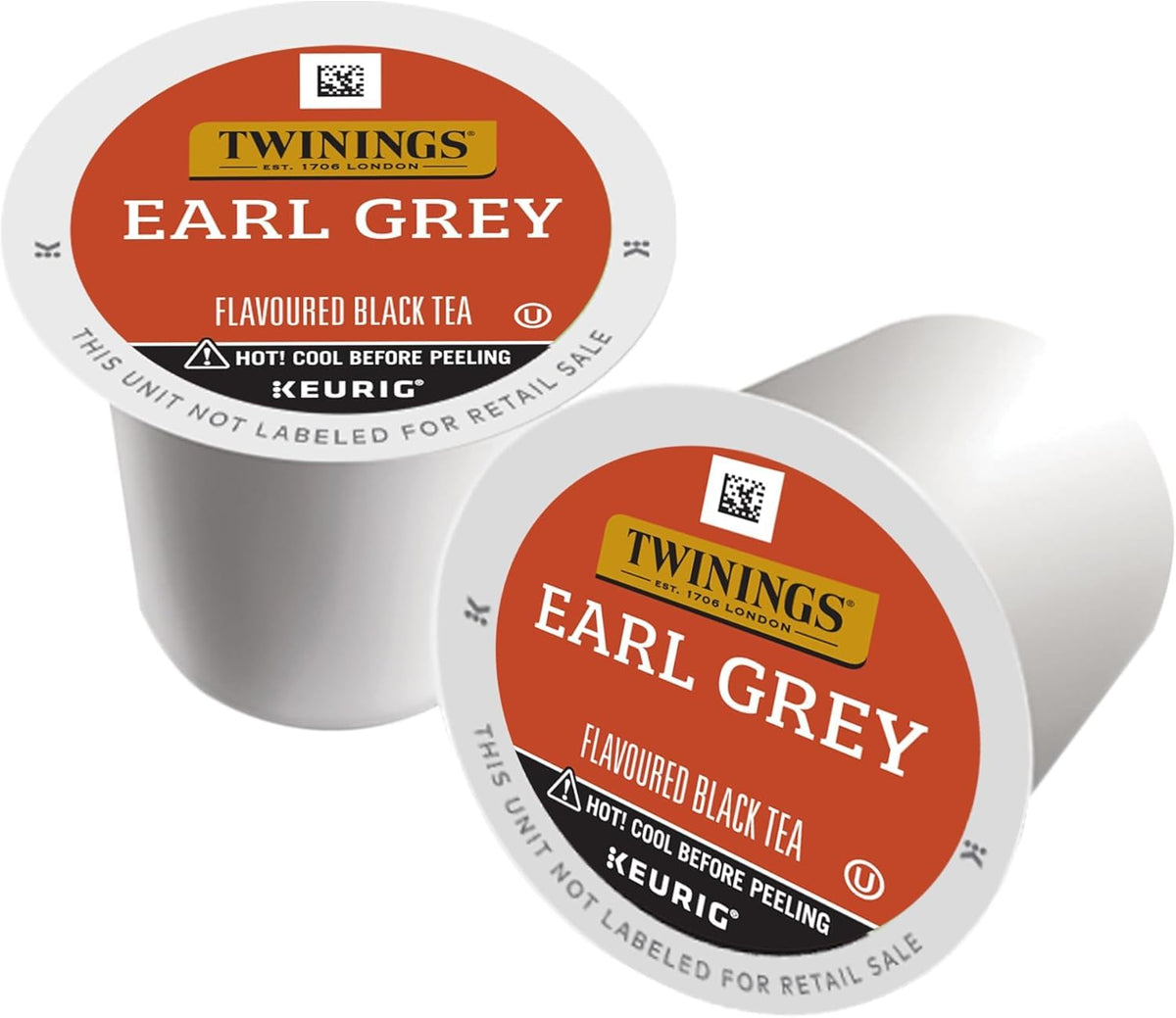 Twinings Earl Grey Black Tea K-Cup Pods for Keurig, 24 Count (Pack of 2), 48 Total, Flavoured with Citrus and Bergamot, Caffeinated, Enjoy Hot or Iced