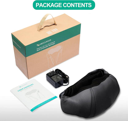 Medcursor Neck Massager with Heat - Deep Tissue Pain Relief, Rechargeable Shiatsu Neck and Shoulder Massager, Ideal Choice for Men, Women, Mom & Dad
