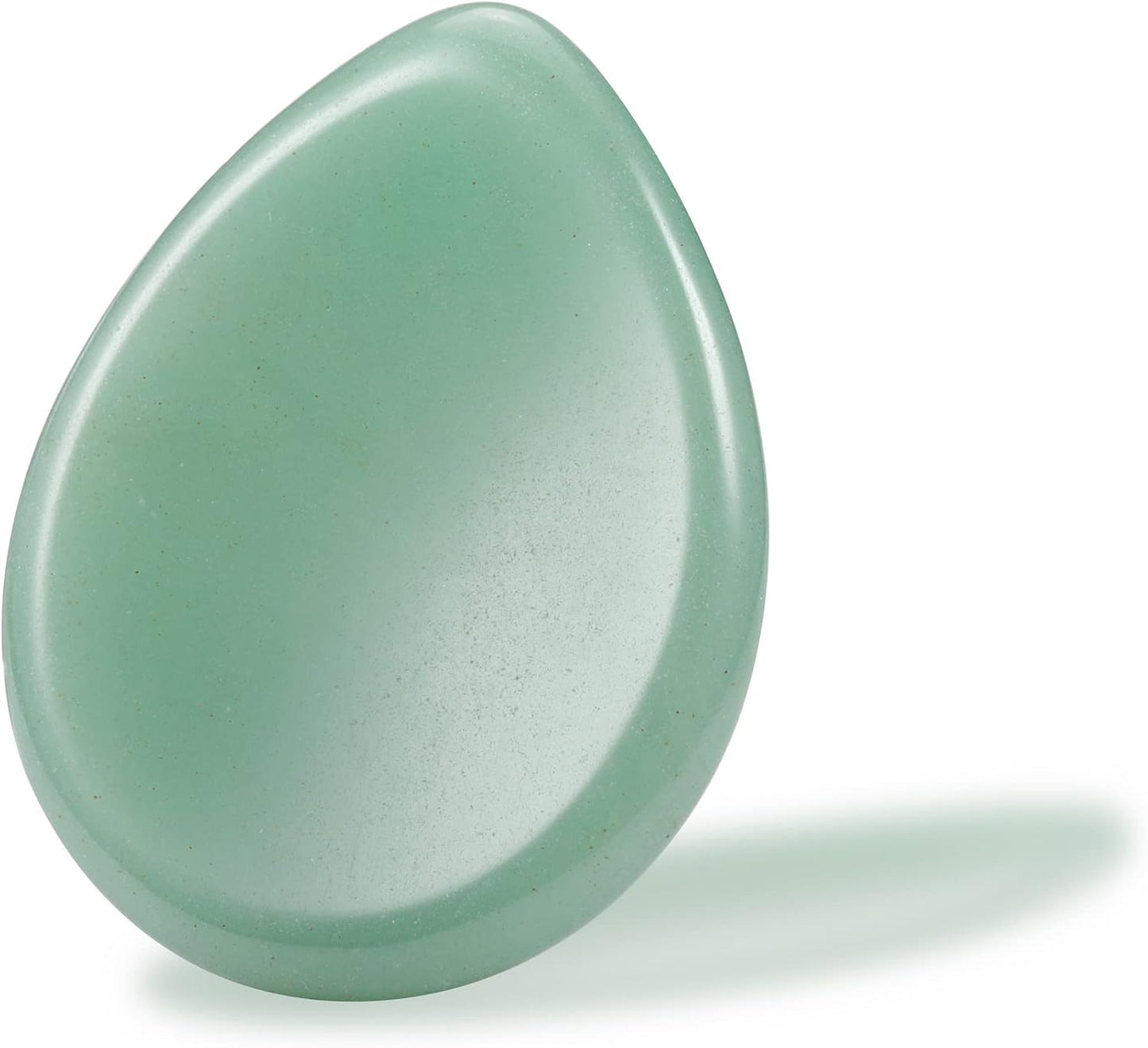Jovivi Thumb Worry Stone - Palm Stones Pocket Natural Chakra Reiki Healing Crystals Therapy Geometry - Lapis Lazuli
