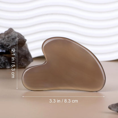 rosenice Gua Sha Facial Tools Guasha Tool Gua Sha Jade Stone Manual Massage Sticks for Jawline Sculpting and Puffiness Reducing for Face Body Tensions Reduce Festive Gifts