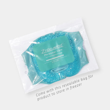 ZNÖCUETÖD Cold Face Eye Mask Ice Pack Reduce Facial Puff, Dark Circles, Hot Cold Compress Pack, Face SPA Gift for Woman Sleeping, Pressure, Headaches, Skin Care, Post Laser Cosmetic Care, Reversible