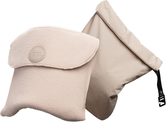 Trtl Travel Pillow Original 2.0 – Scientifically Proven Super Soft Travel Pillow with Premium Head & Neck Support – for Airplane Travel – Machine Washable – Lightweight & Compact – Sand Beige