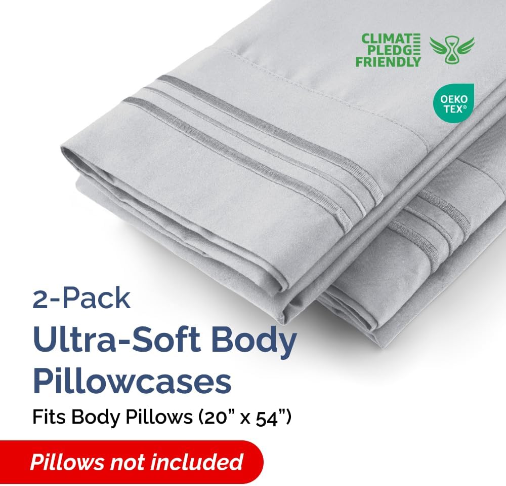Standard Pillow Cases Set of 10 - Ultra Soft Hotel Quality Pillowcase Covers - Comfy, Cozy & Wrinkle Free - Shrink, Stain and Fade Resistant - Machine Washable Pillow Protectors - 10 Pcs Set - White - Colors A