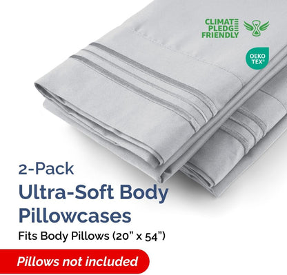 Standard Pillow Cases Set of 10 - Ultra Soft Hotel Quality Pillowcase Covers - Comfy, Cozy & Wrinkle Free - Shrink, Stain and Fade Resistant - Machine Washable Pillow Protectors - 10 Pcs Set - White - Colors A