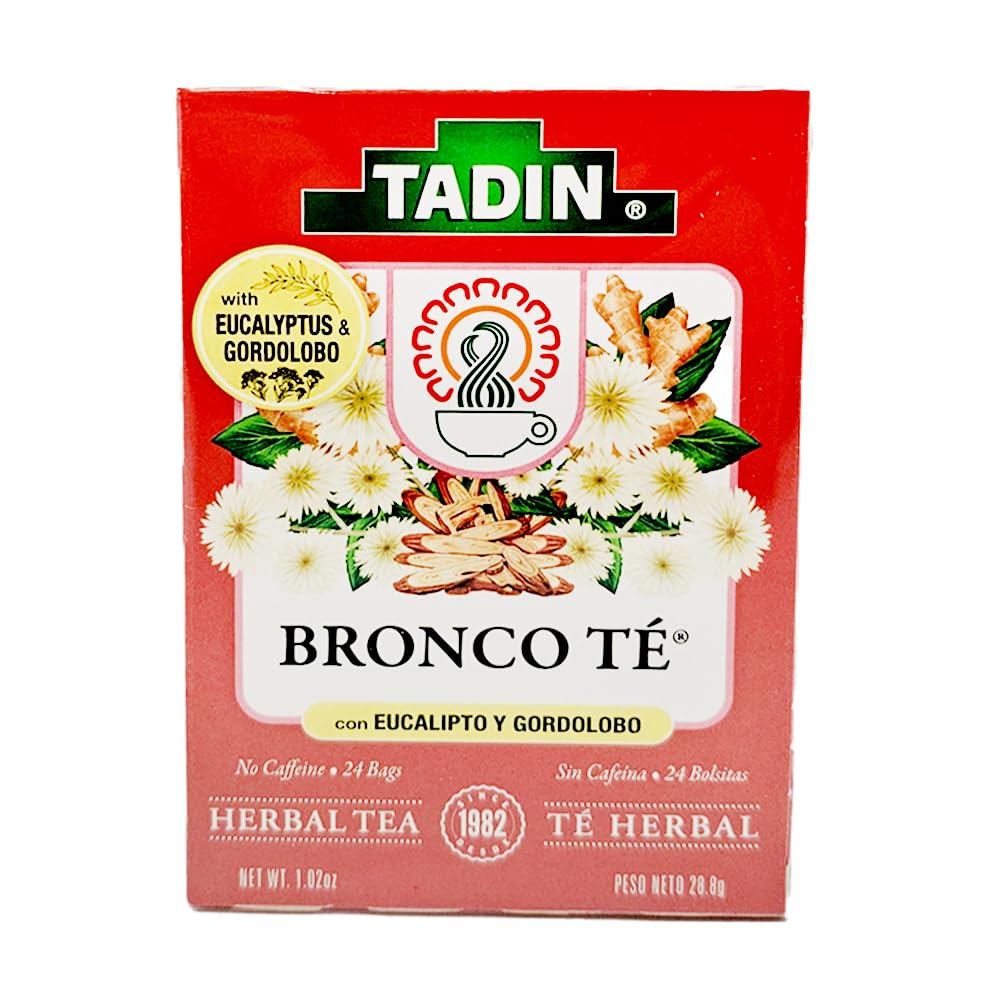 Tadin Herb & Tea Co. Hibiscus Herbal Tea. Caffeine Free. 24 Tea Bags. 1.44 oz. Pack of 3
