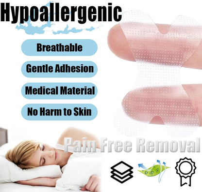 120 Pack Mouth Tape for Sleeping - Gentle Comfortable Premium Tape - Latex Free Medical Tape，Transparent Latex Free ，Comfortable and Gentle Skin Tape