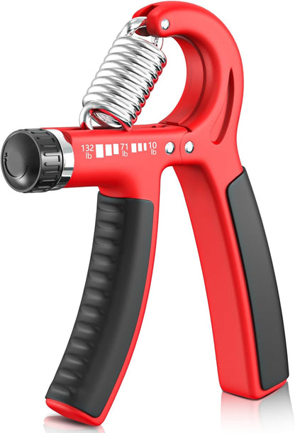 FitBeast Grip Strengthener Forearm Strengthener, Adjustable Hand Grip for Strength Training & Rehabilitation, 10-132 lbs Resistance, Ideal for Athletes and Physical Therapy
